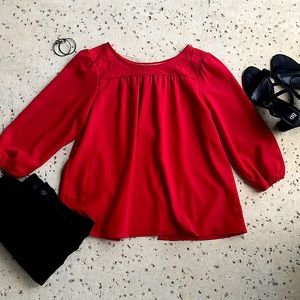 Takara XL junior red blouse